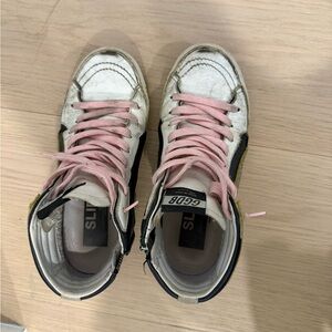 Golden Goose Women's Sneakers - White and Pink